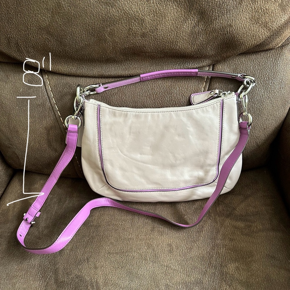 Coach Two-Tone Shoulder Bag - Picture 2 of 4